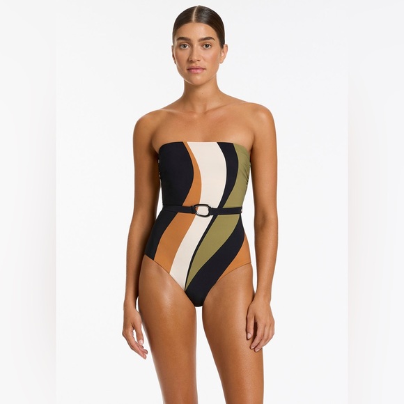 Jets Australia Sorella Bandeau One Piece Swimsuit - Picture 2 of 10